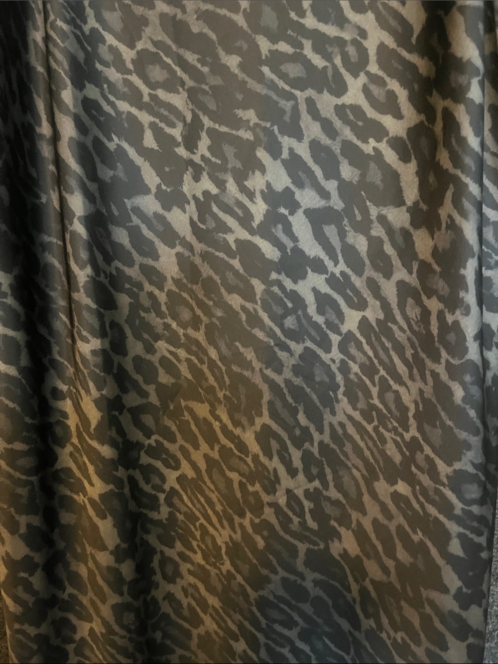 AllSaints Gray Leopard Print Maxi Slip Dress - Picture 5 of 7